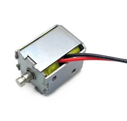 Kalite  Open Frame Solenoid Electromagnet with Adjustable Stroke and Copper Winding for 6V 9V 12V DC Applications Fabrika