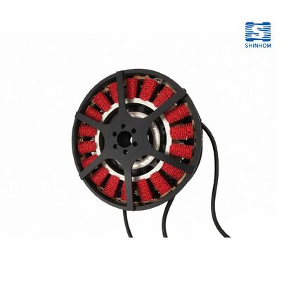 Yüksek hassasiyetli fırçasız drone motoru, sabit UAV uçuşu için N52H neodymyum mıknatısı ve çift top rulmanı ile