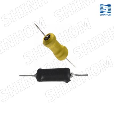 Axial Leaded Power Inductor with 3.3uH to 500mH Inductance Range, High-Current Capability, and Ferrite-Core Construction