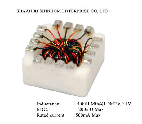 8 Sargılı SMD Veri Hattı EMI Filtresi Ortak Mod Şok Bobini